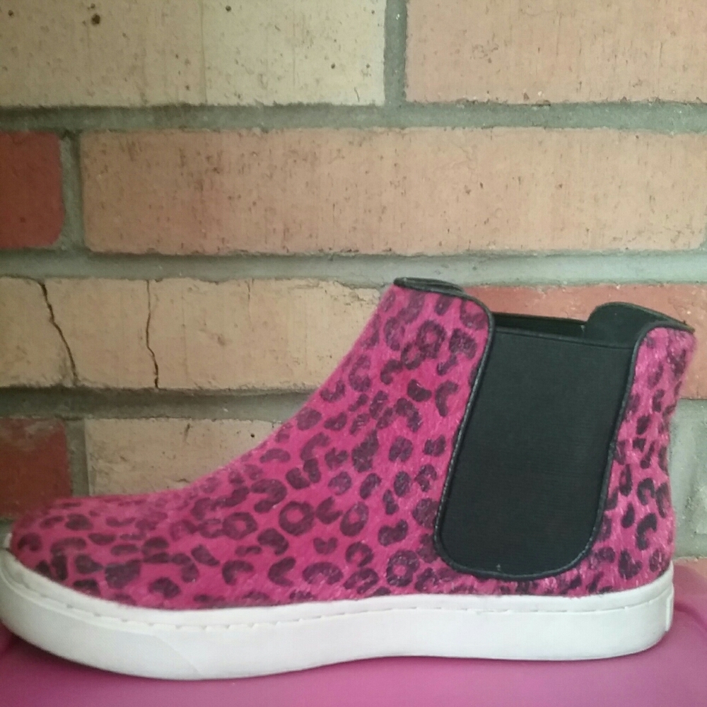 Josie High Top Leopard Sneakers